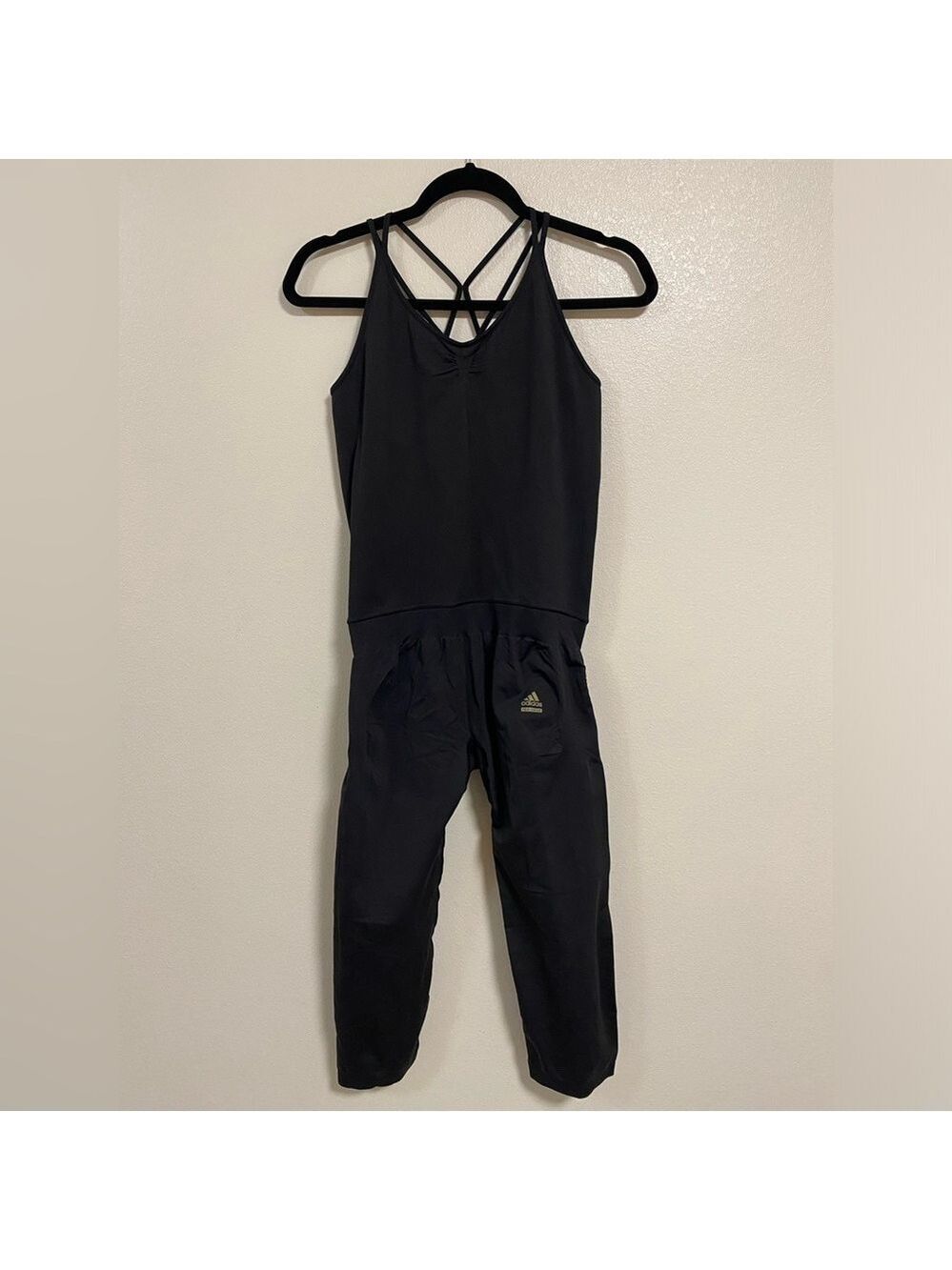 Adidas Bodysuit Women’s Size Large Black Climacool Unitard Bodysuit